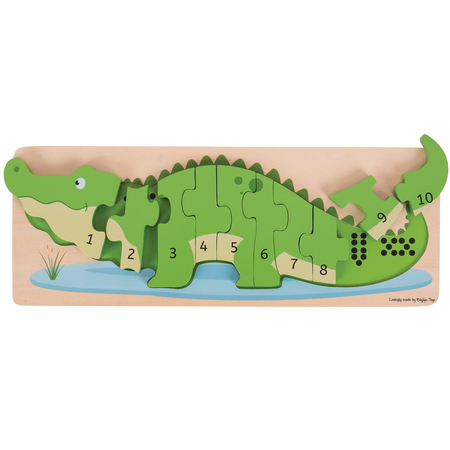 Bigjigs Crocodile Number Puzzle BJ029